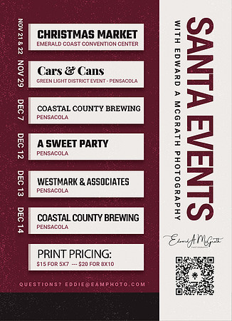 santa events in pensacola Florida