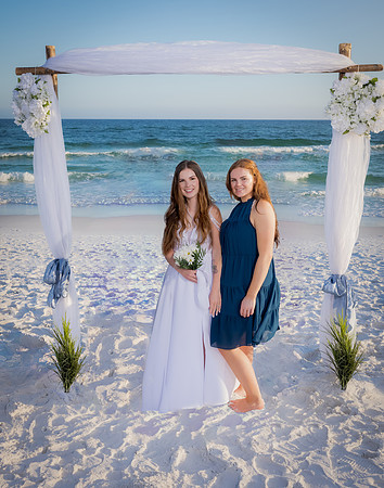 Bride and sister