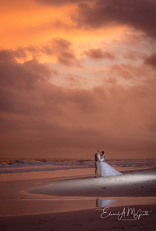 Beach Wedding Sunset