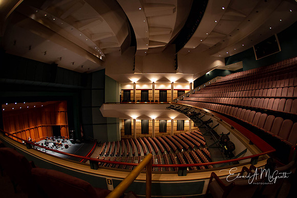 Inside the Mattie Kelly Arts Center
