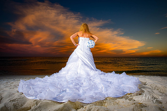 Water Dress Sunset